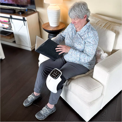 ComfrtKnee™ 3-in-1 Heated Knee Massager with Red Light Therapy & Vibration Relief